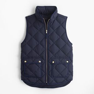 J CREW quilted excursion vest